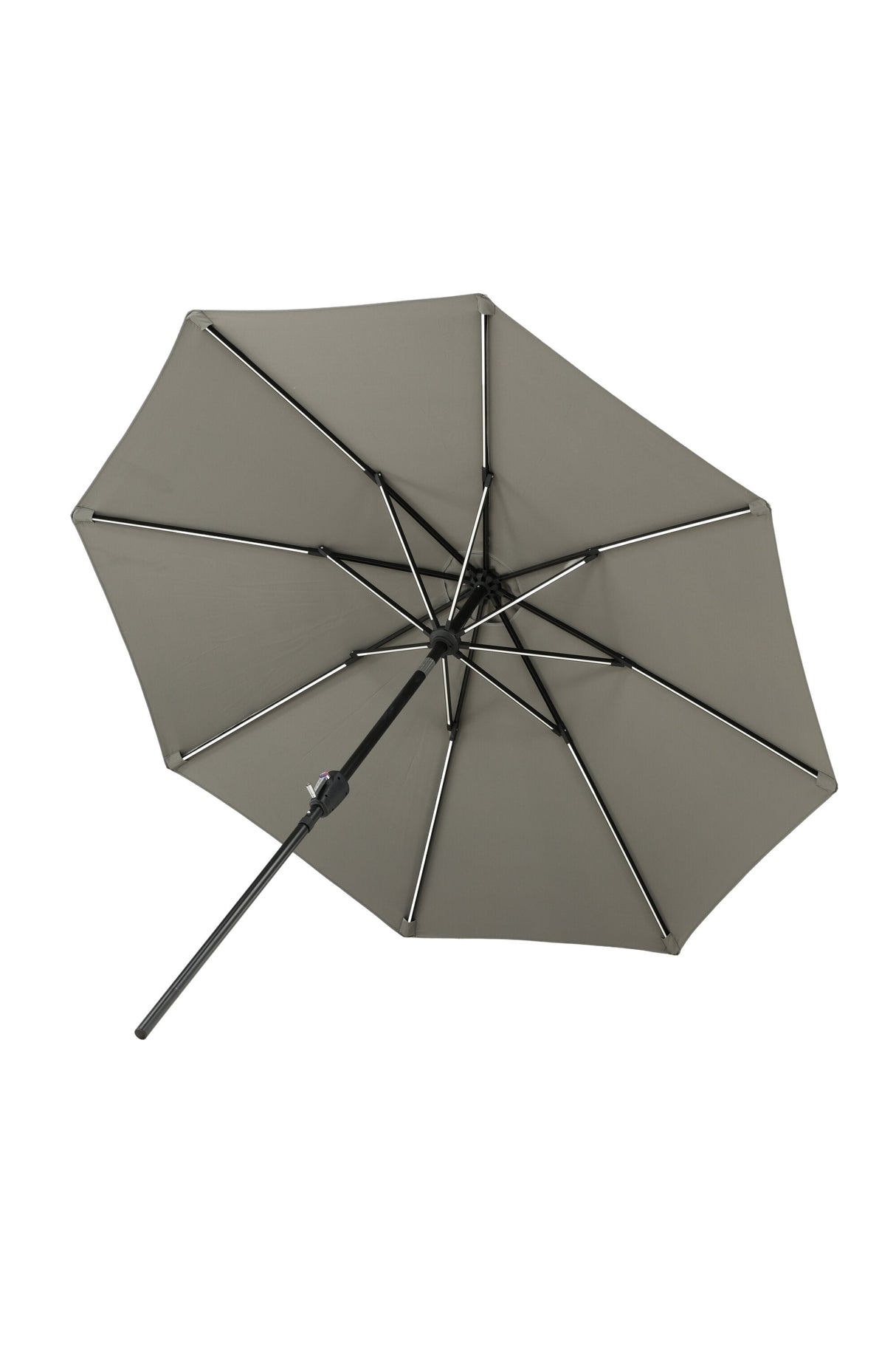 Sabal Sonnenschirm - grau/Polyester - Sonnenschirme - ALVAHOME