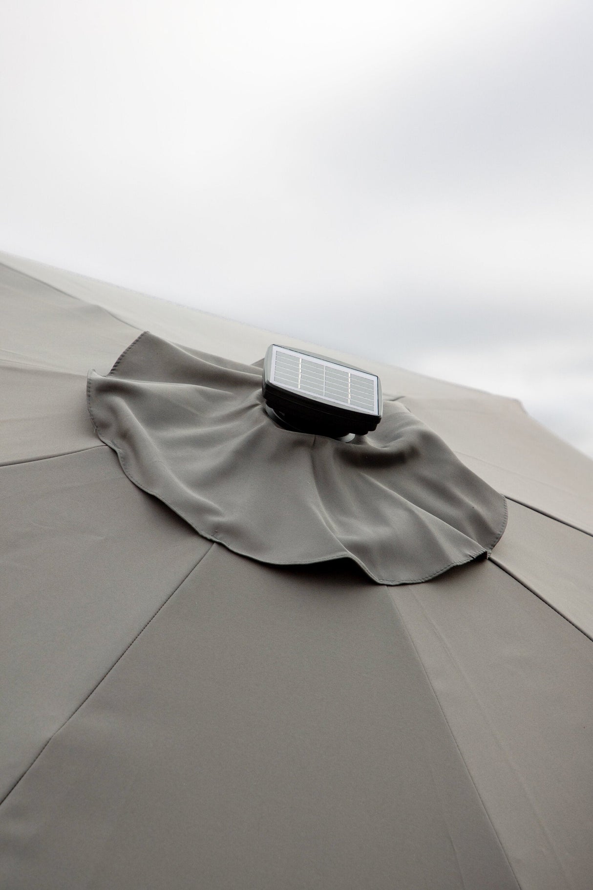 Sabal Sonnenschirm - grau/Polyester - Sonnenschirme - ALVAHOME
