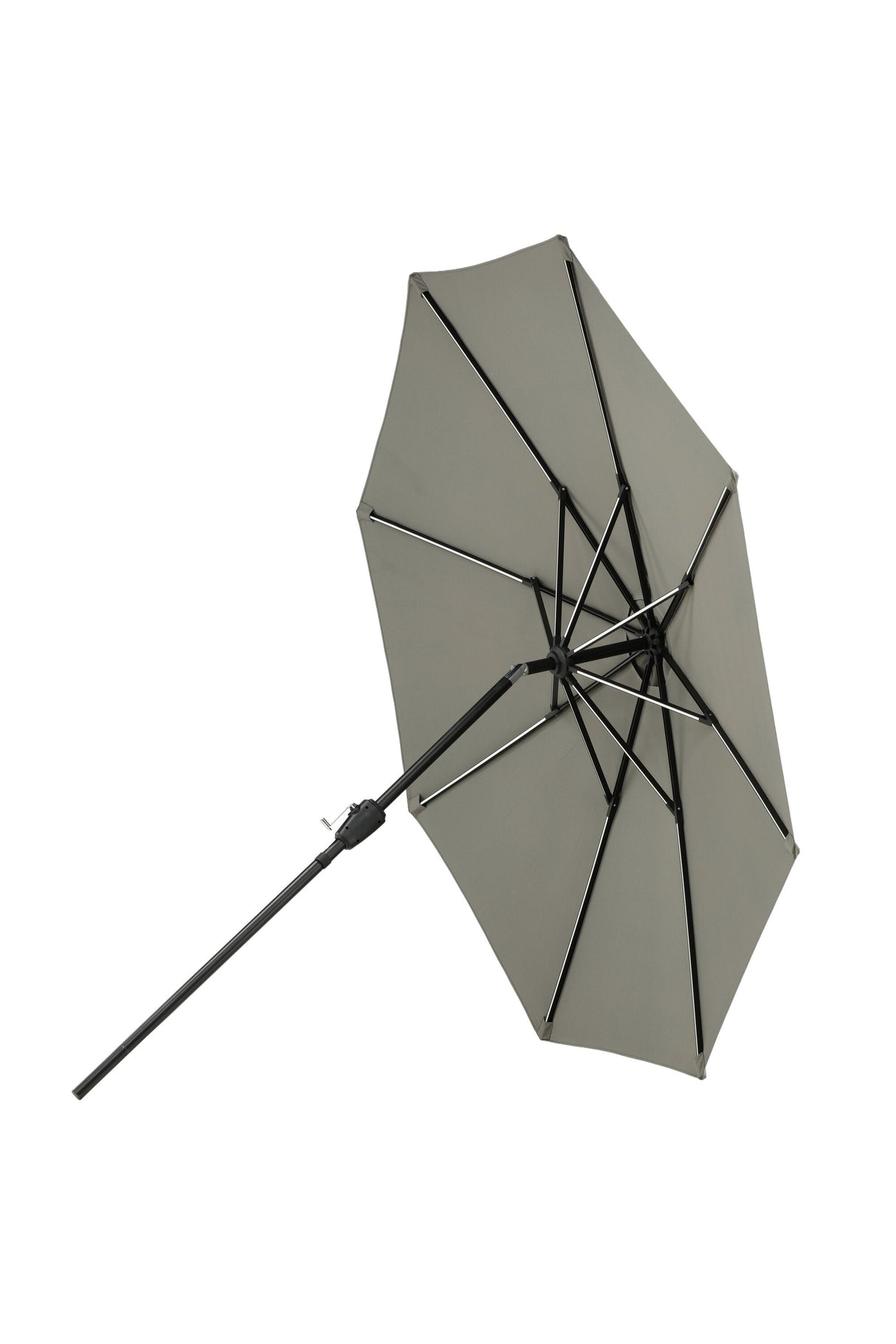 Sabal Sonnenschirm - grau/Polyester - Sonnenschirme - ALVAHOME