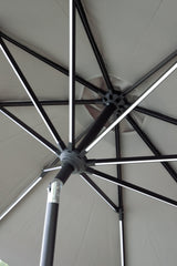 Sabal Sonnenschirm - grau/Polyester - Sonnenschirme - ALVAHOME