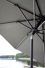 Sabal Sonnenschirm - grau/Polyester - Sonnenschirme - ALVAHOME