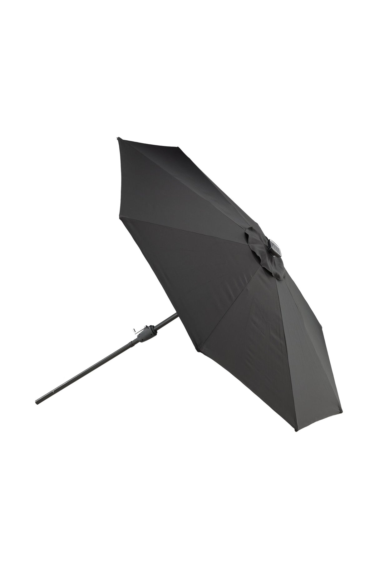 Sabal Sonnenschirm - schwarz/Polyester - Sonnenschirme - ALVAHOME
