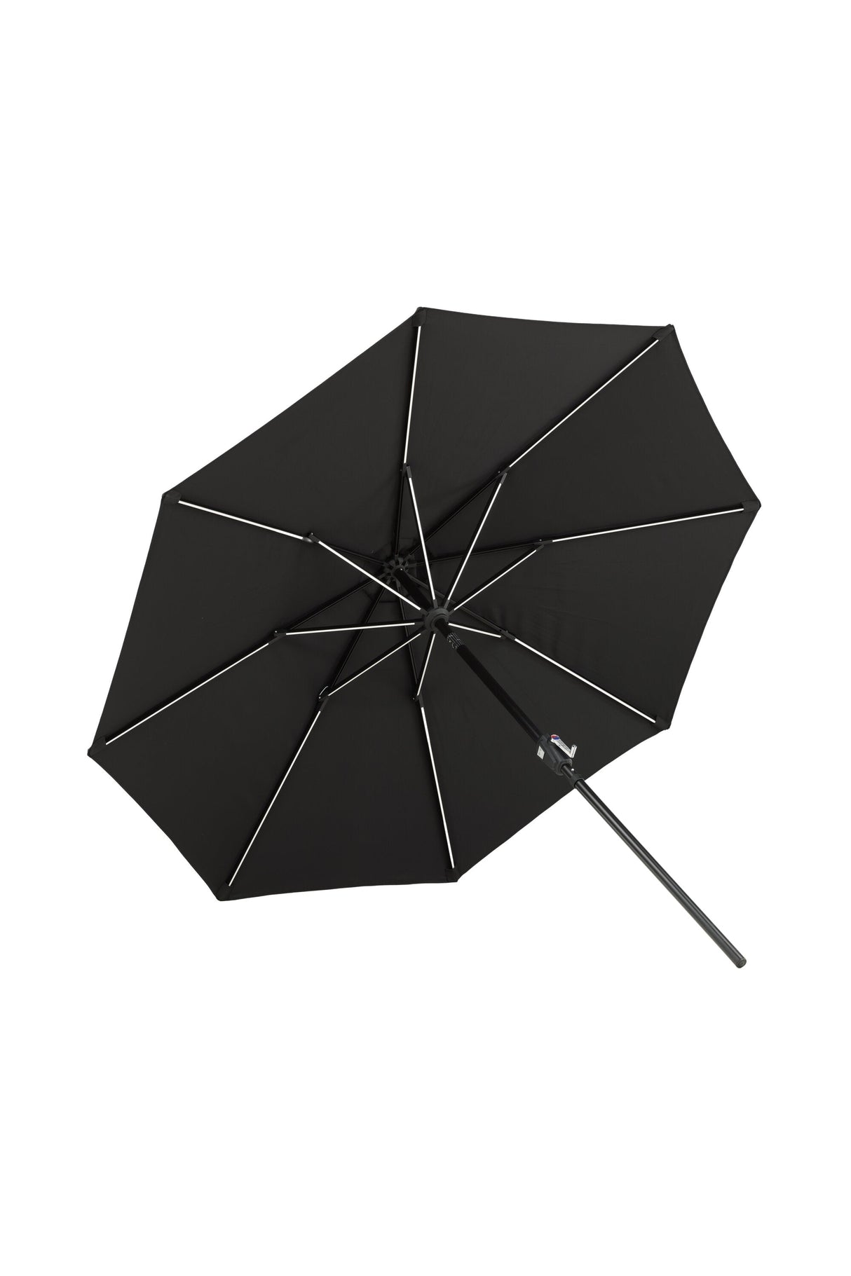 Sabal Sonnenschirm - schwarz/Polyester - Sonnenschirme - ALVAHOME