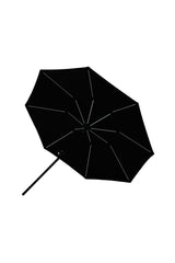 Sabal Sonnenschirm - schwarz/Polyester - Sonnenschirme - ALVAHOME