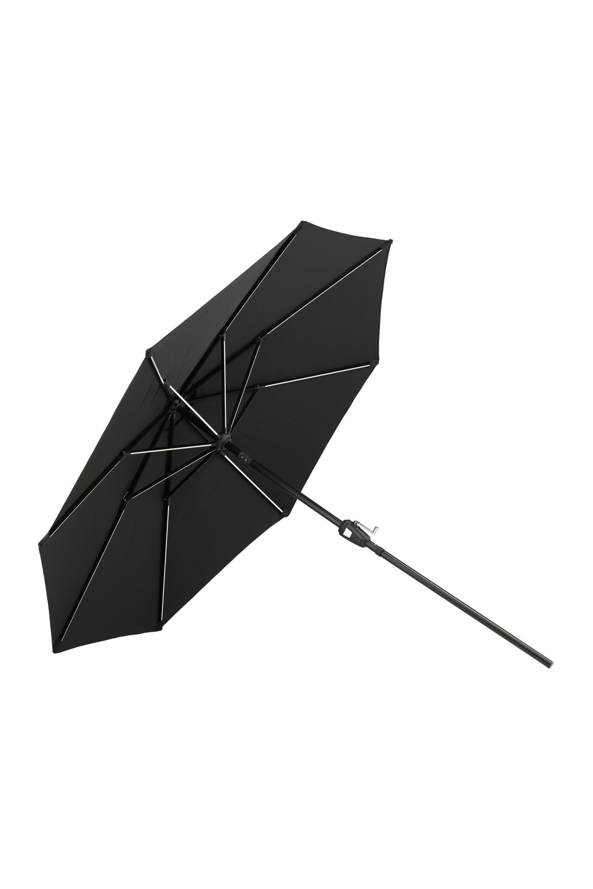 Sabal Sonnenschirm - schwarz/Polyester - Sonnenschirme - ALVAHOME