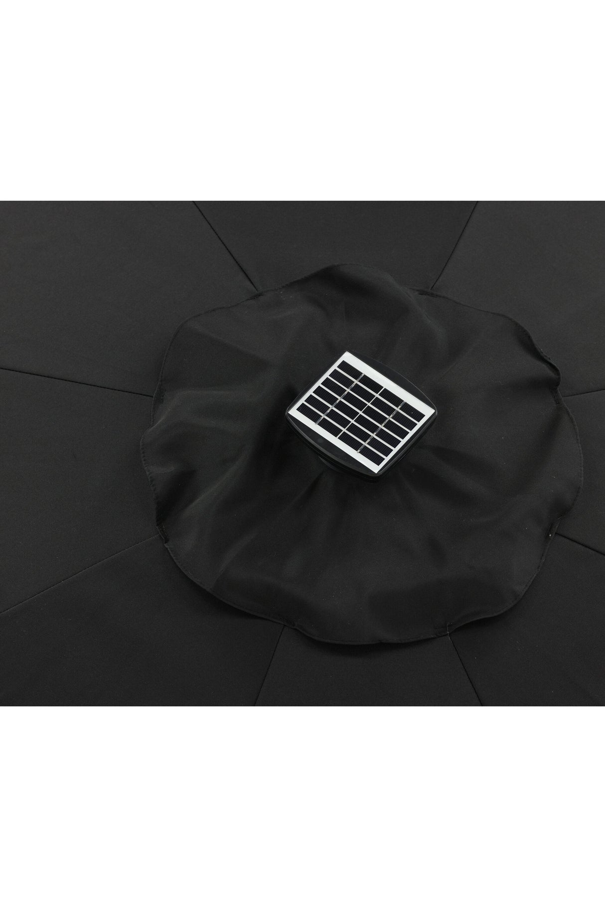 Sabal Sonnenschirm - schwarz/Polyester - Sonnenschirme - ALVAHOME