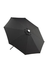 Sabal Sonnenschirm - schwarz/Polyester - Sonnenschirme - ALVAHOME