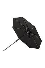 Sabal Sonnenschirm - schwarz/Polyester - Sonnenschirme - ALVAHOME