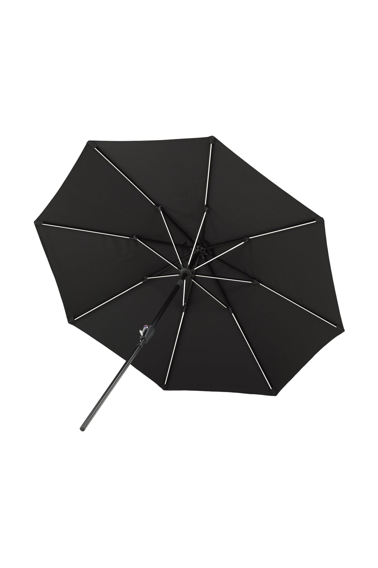 Sabal Sonnenschirm - schwarz/Polyester - Sonnenschirme - ALVAHOME