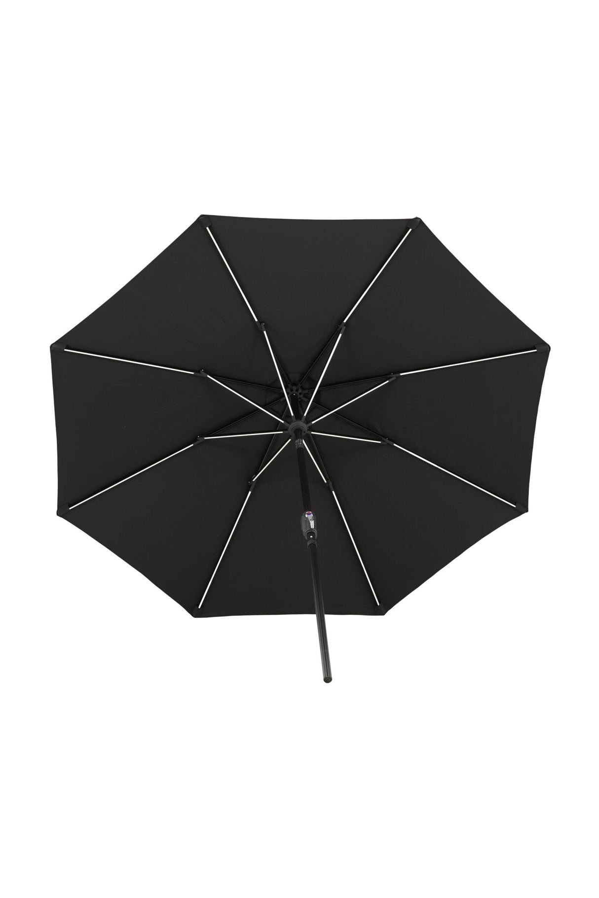 Sabal Sonnenschirm - schwarz/Polyester - Sonnenschirme - ALVAHOME