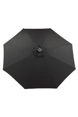 Sabal Sonnenschirm - schwarz/Polyester - Sonnenschirme - ALVAHOME