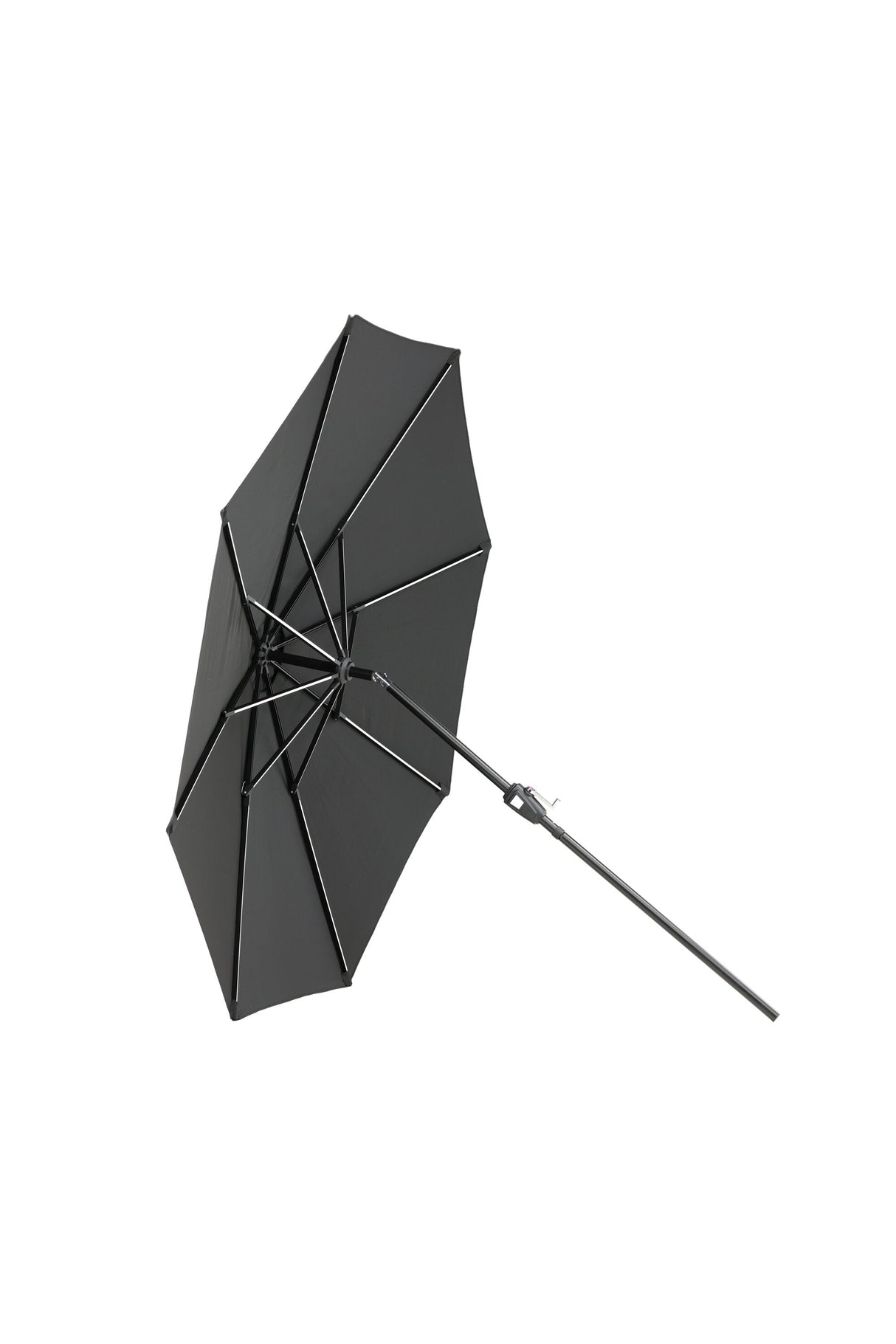 Sabal Sonnenschirm - schwarz/Polyester - Sonnenschirme - ALVAHOME