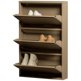 Sabine Schuhschrank - beige/Metall - Schuhschränke - ALVAHOME