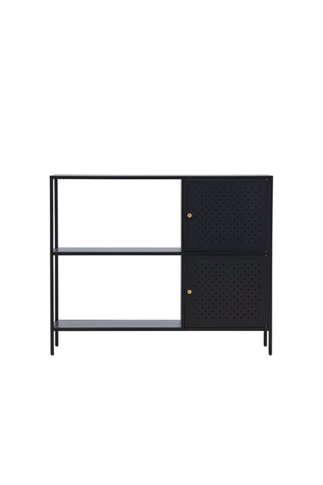 Salta Schrank - schwarz/Stahl - Schränke - ALVAHOME
