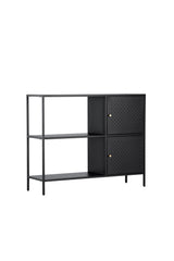 Salta Schrank - schwarz/Stahl - Schränke - ALVAHOME
