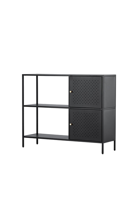 Salta Schrank - schwarz/Stahl - Schränke - ALVAHOME