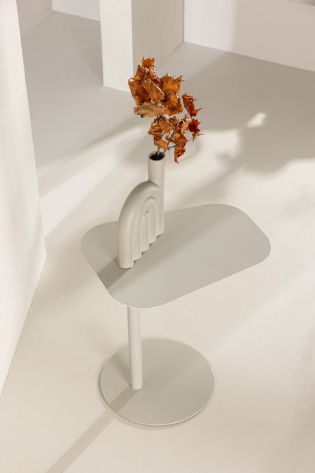 San Jose Beistelltisch - beige/Stahl - Beistelltische - ALVAHOME