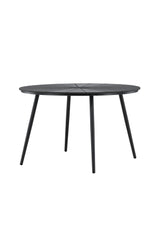 San Vito Outdoor - Esstisch rechteckig - schwarz/Aluminum - Outdoor - Esstische (rechteckig) - ALVAHOME