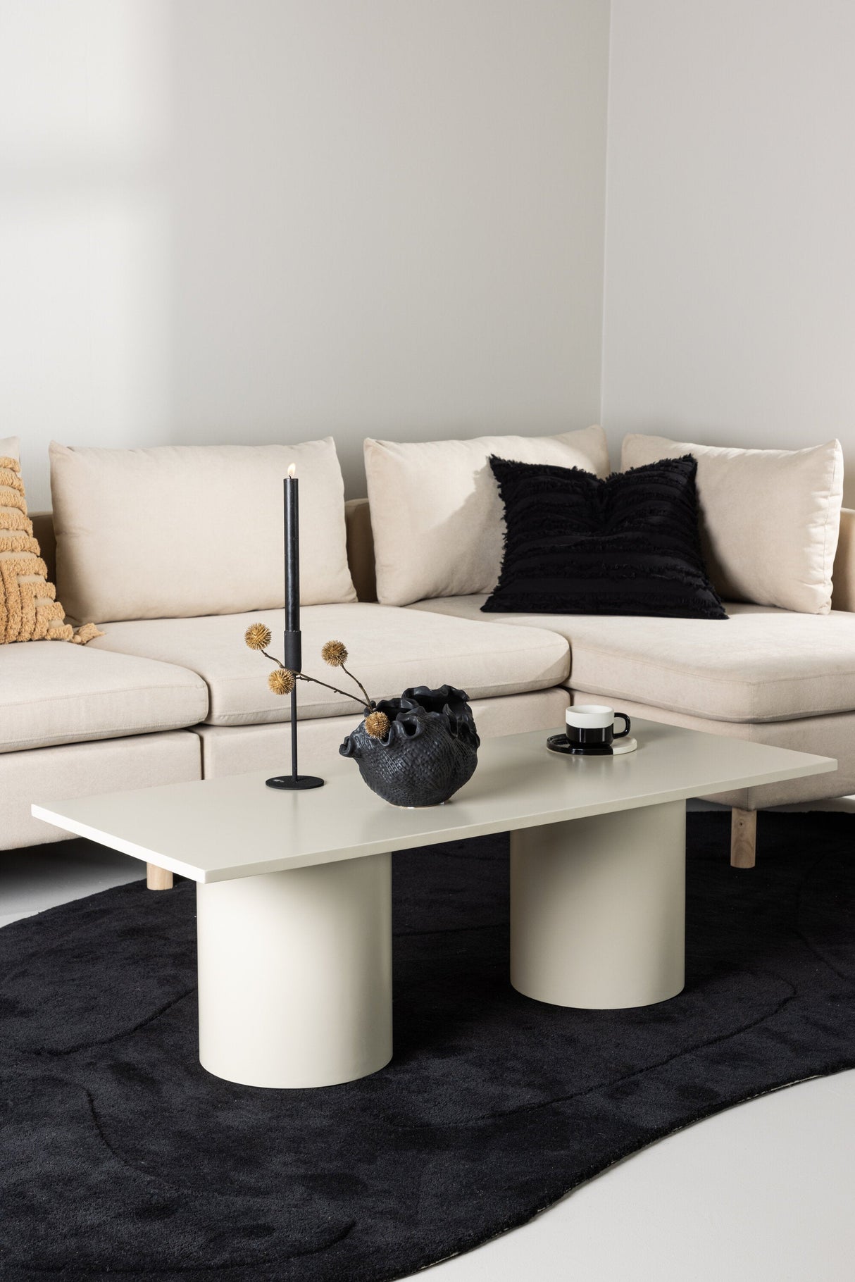 Sandvika Couchtisch - beige/MDF - Couchtische - ALVAHOME