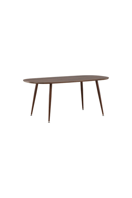 Sanford ovaler Esstisch - dunkelbraun/MDF - Ovale Esstische - ALVAHOME