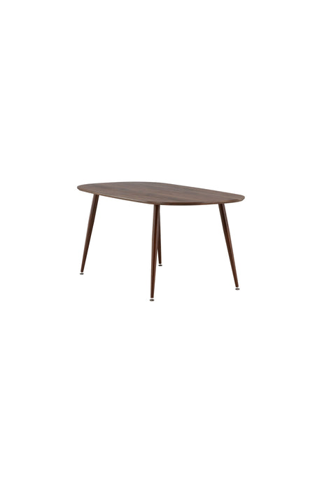 Sanford ovaler Esstisch - dunkelbraun/MDF - Ovale Esstische - ALVAHOME