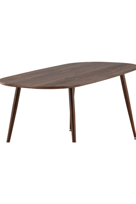 Sanford ovaler Esstisch - dunkelbraun/MDF - Ovale Esstische - ALVAHOME