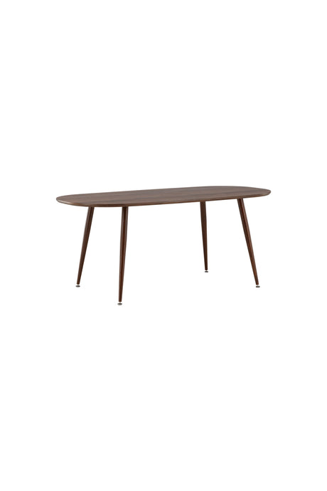 Sanford ovaler Esstisch - dunkelbraun/MDF - Ovale Esstische - ALVAHOME