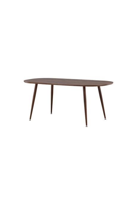 Sanford ovaler Esstisch - dunkelbraun/MDF - Ovale Esstische - ALVAHOME