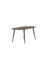 Sanford ovaler Esstisch - dunkelbraun/MDF - Ovale Esstische - ALVAHOME