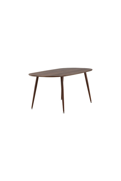 Sanford ovaler Esstisch - dunkelbraun/MDF - Ovale Esstische - ALVAHOME