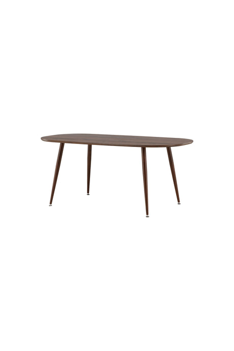Sanford ovaler Esstisch - dunkelbraun/MDF - Ovale Esstische - ALVAHOME