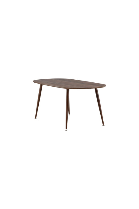 Sanford ovaler Esstisch - dunkelbraun/MDF - Ovale Esstische - ALVAHOME