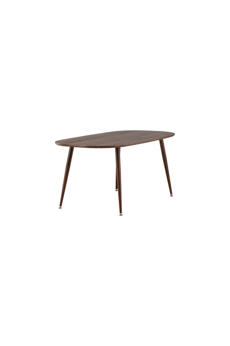 Sanford ovaler Esstisch - dunkelbraun/MDF - Ovale Esstische - ALVAHOME