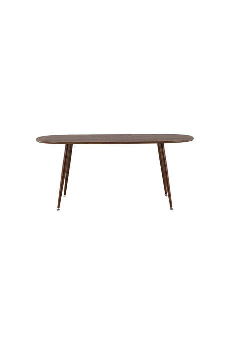 Sanford ovaler Esstisch - dunkelbraun/MDF - Ovale Esstische - ALVAHOME