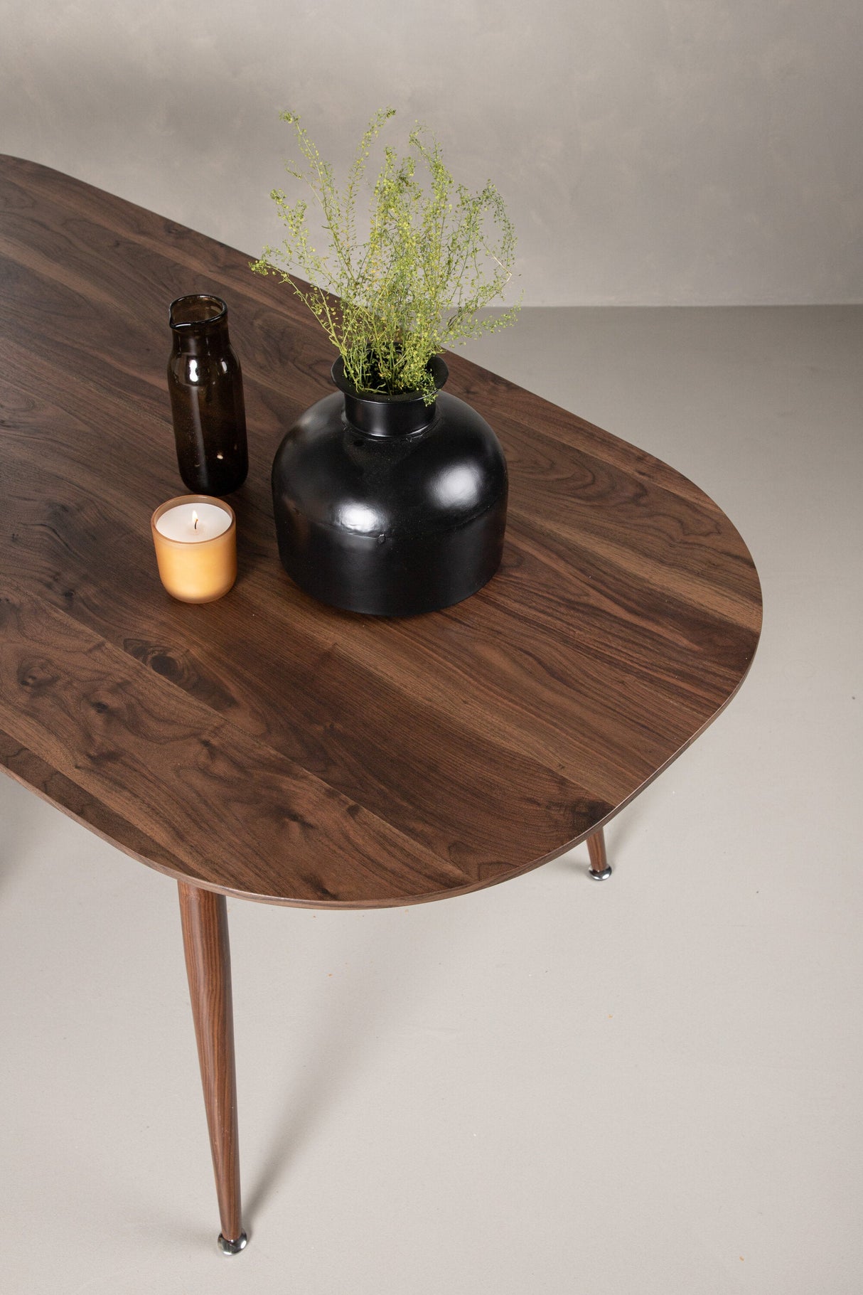 Sanford ovaler Esstisch - dunkelbraun/MDF - Ovale Esstische - ALVAHOME