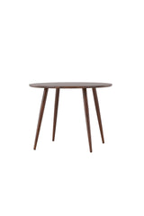 Sanford runder Esstisch - dunkelbraun/MDF - Runde Esstische - ALVAHOME