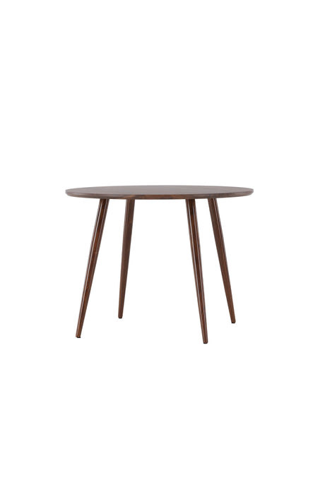 Sanford runder Esstisch - dunkelbraun/MDF - Runde Esstische - ALVAHOME