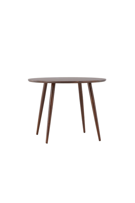 Sanford runder Esstisch - dunkelbraun/MDF - Runde Esstische - ALVAHOME