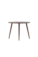 Sanford runder Esstisch - dunkelbraun/MDF - Runde Esstische - ALVAHOME