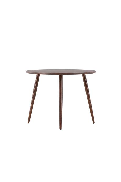 Sanford runder Esstisch - dunkelbraun/MDF - Runde Esstische - ALVAHOME