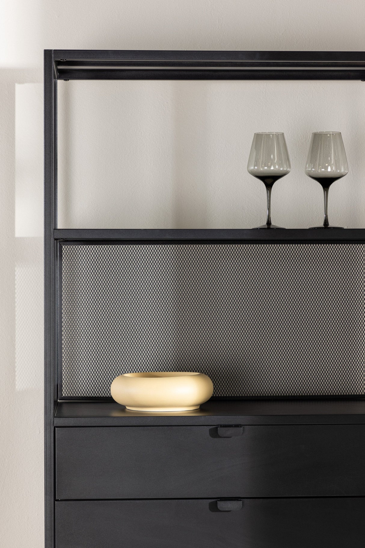 Santiago Regal - schwarz/Stahl - Regale - ALVAHOME