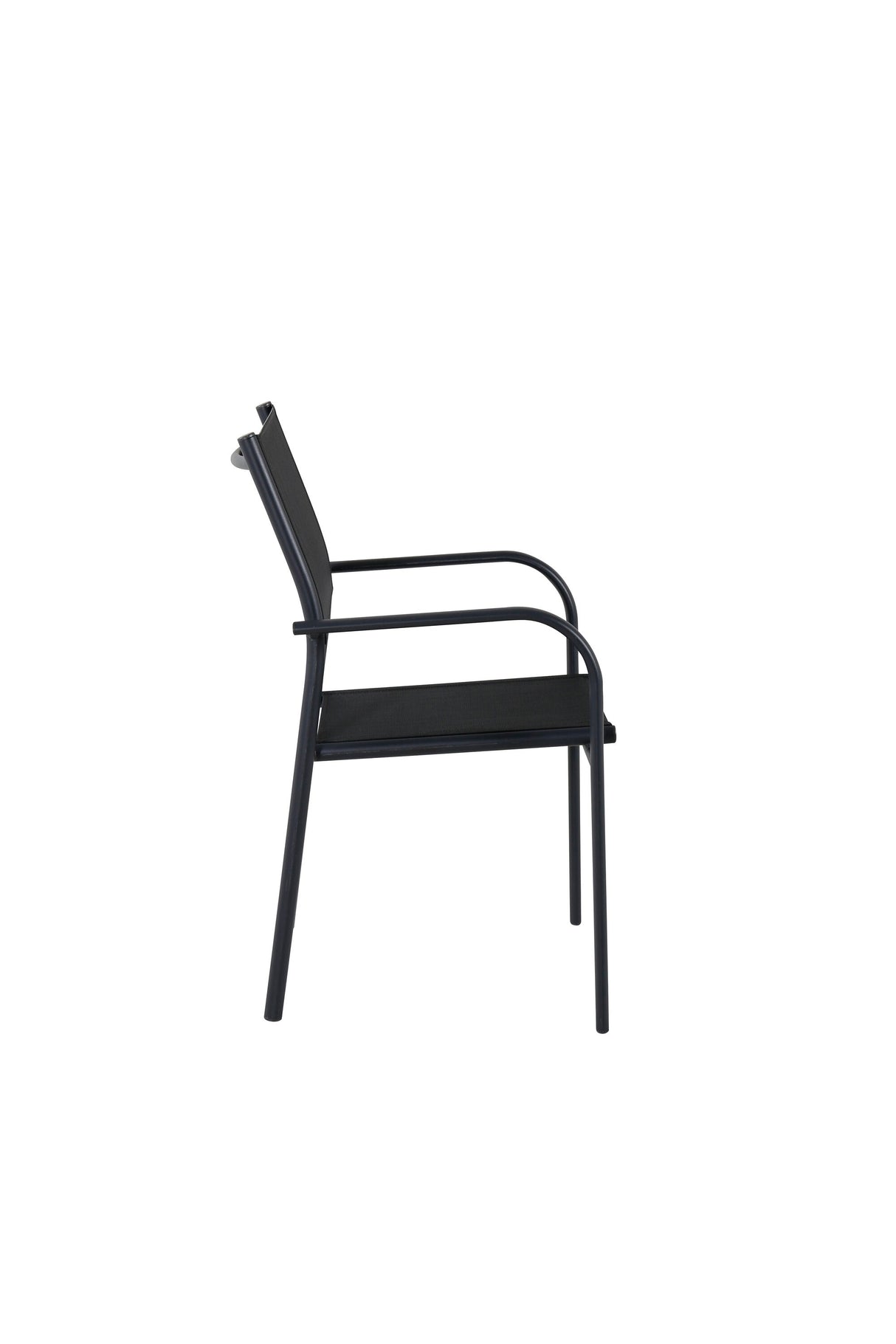 Santorini Outdoor - Essstuhl - schwarz/Aluminum - Outdoor - Essstühle - ALVAHOME