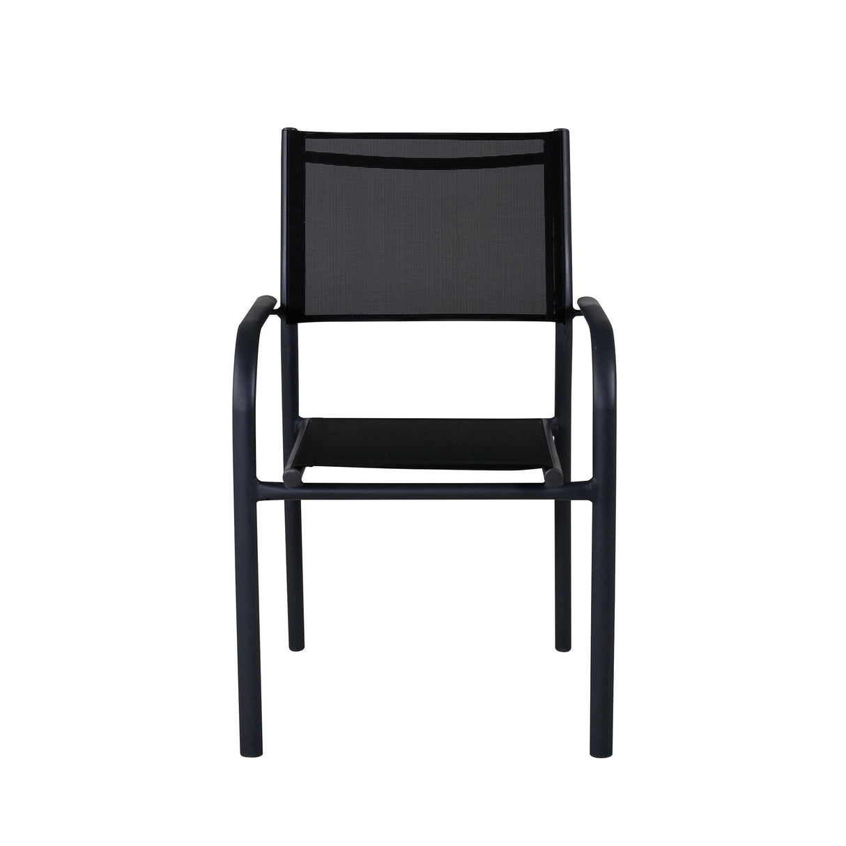 Santorini Outdoor - Essstuhl - schwarz/Aluminum - Outdoor - Essstühle - ALVAHOME