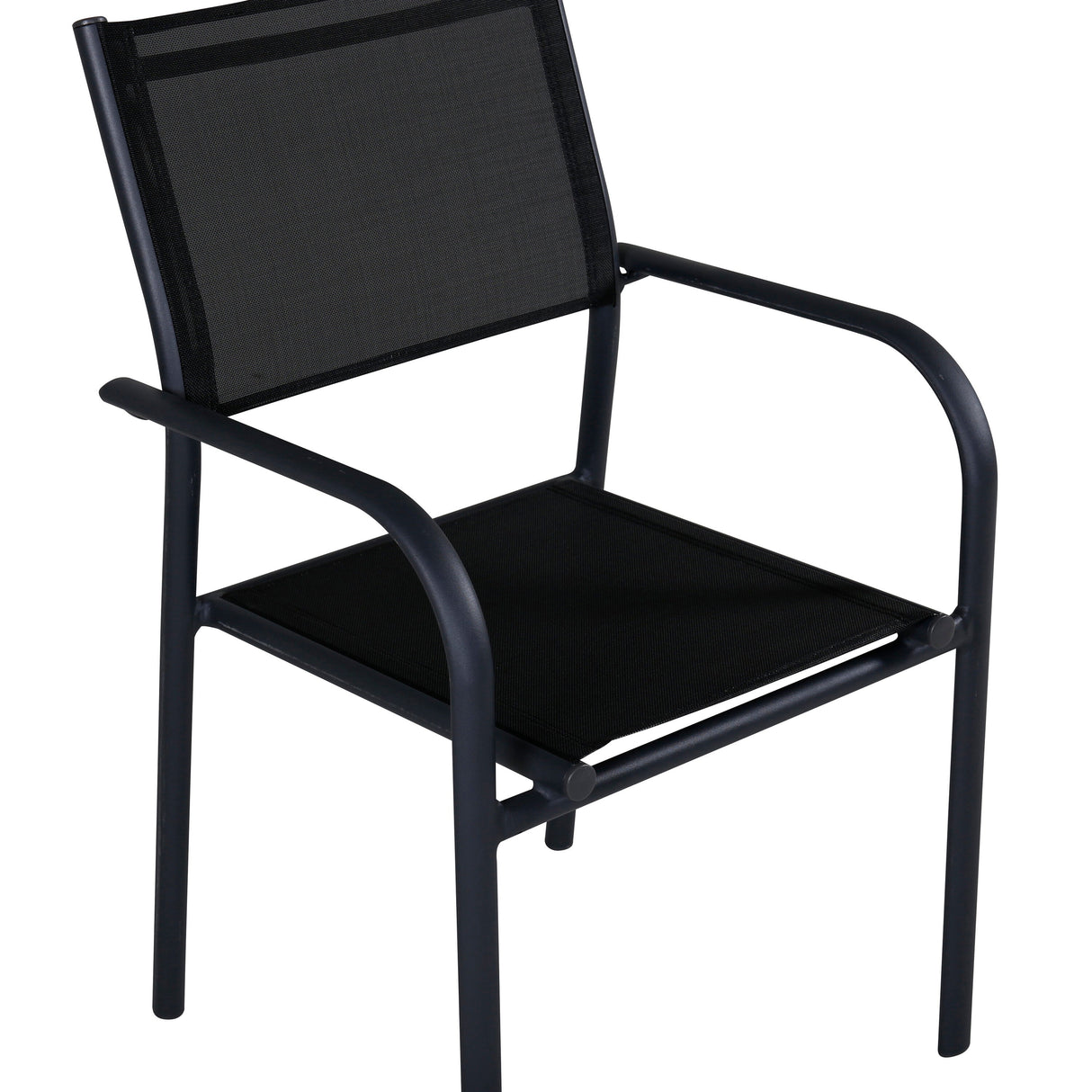 Santorini Outdoor - Essstuhl - schwarz/Aluminum - Outdoor - Essstühle - ALVAHOME