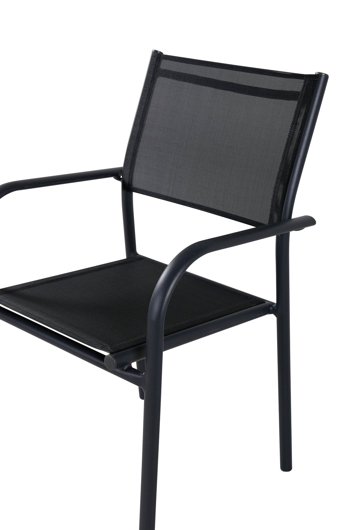 Santorini Outdoor - Essstuhl - schwarz/Aluminum - Outdoor - Essstühle - ALVAHOME