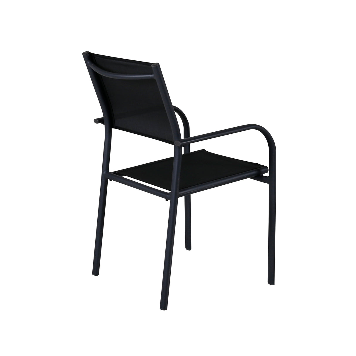 Santorini Outdoor - Essstuhl - schwarz/Aluminum - Outdoor - Essstühle - ALVAHOME