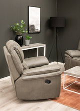 Saranda Relaxsessel - grau/Mikrofaser - Relaxsessel - ALVAHOME