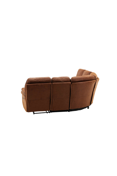 Saranda Relaxsofa - braun/Mikrofaser - Relaxsofas - ALVAHOME
