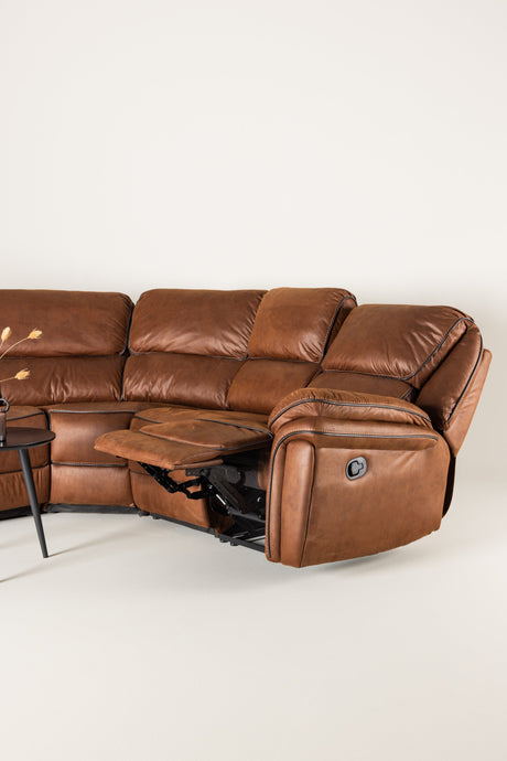 Saranda Relaxsofa - braun/Mikrofaser - Relaxsofas - ALVAHOME