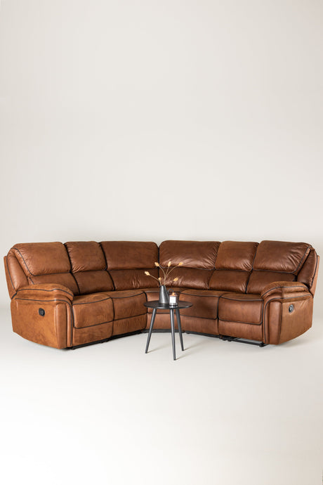 Saranda Relaxsofa - braun/Mikrofaser - Relaxsofas - ALVAHOME